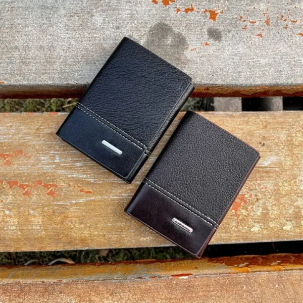 Tri Fold Leather Wallet