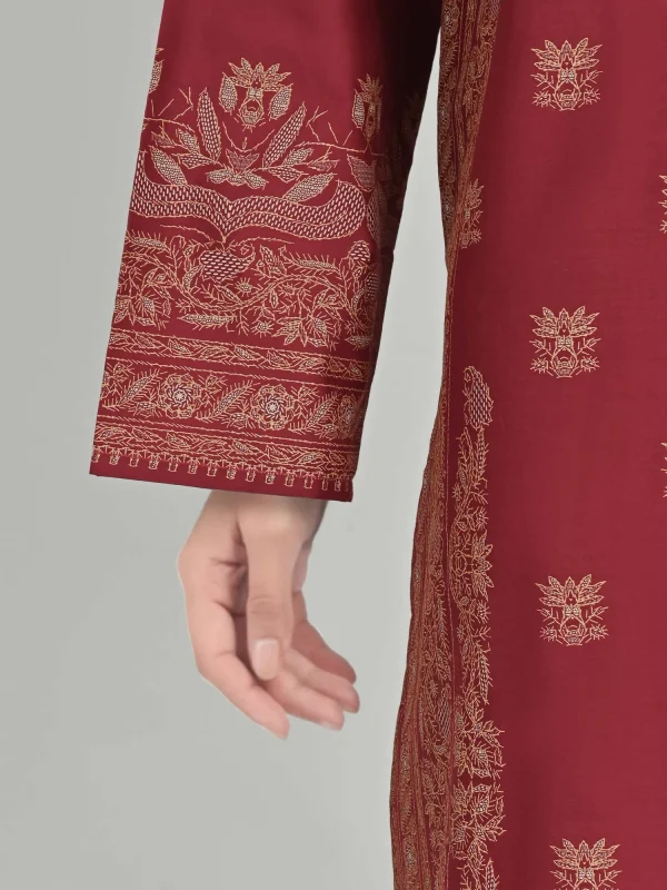 U5087SU-3PC-582-3PieceLawnSuit_Unstitched_2 3 Piece Lawn Suit